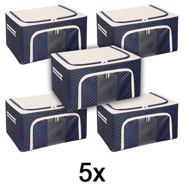 5x Kleiderschrank Aufbewahrungsbox | STACKBOX