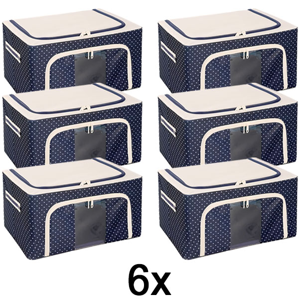 6x Kleiderschrank Aufbewahrungsbox | STACKBOX